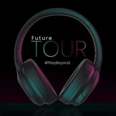 HiFuture - FutureTour - Hybrid Active Noise Cancelling Headphones - Black
