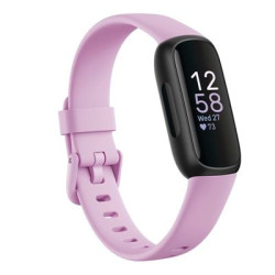 Fitbit Inspire 3 Fitness Wristband with Heart Rate Tracker - Lilac Bliss / Black