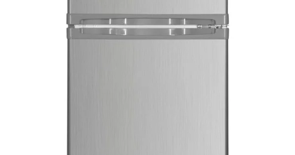 Orca Top Mount Double Door 85 Liters Refrigerator - Silver | 85L Double-Doo