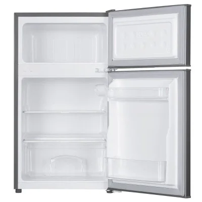 Orca Top Mount Double Door 85 Liters Refrigerator - Silver | 85L Double-Doo