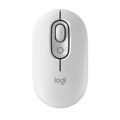 Logitech Pop Mouse With Emoji - Off White