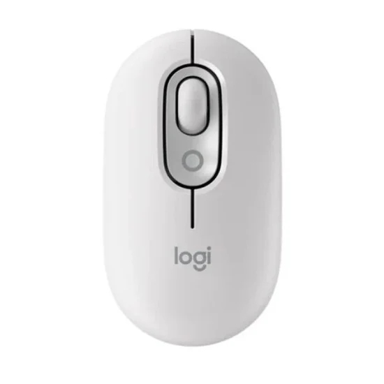 Logitech Pop Mouse With Emoji - Off White