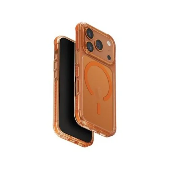 Uniq Hybrid Iphone 17 Pro Max (2025) 6.9 Magclick Charging Combat - Volt Orange