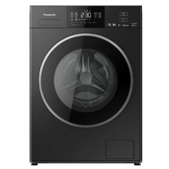 Panasonic Washer Dryer,washer 12/dryer 8,rpm 1200 - Black\silver