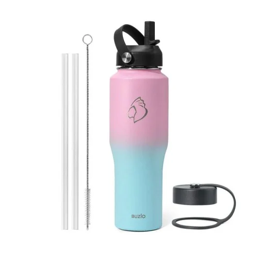 Buzio Trophy Series Water Bottle for Car 1L - Bubble Gum