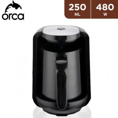 Orca Turkish Coffee Maker, 250ml Capacity 480W - Black