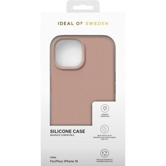 Ideal Of Sweden Silicone Magsafe Case For Iphone 15 Pro Max - Blush Pink