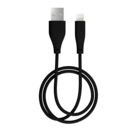  Ideal Of Sweden Charging Cable Usb A-Lightning Coal Black1M