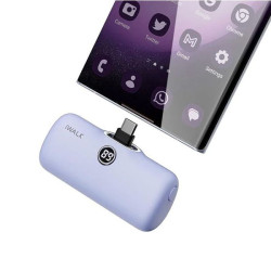 iWalk Linkme Pro Fast Charge Pocket Battery USB-C 4800 Mah (Purple)
