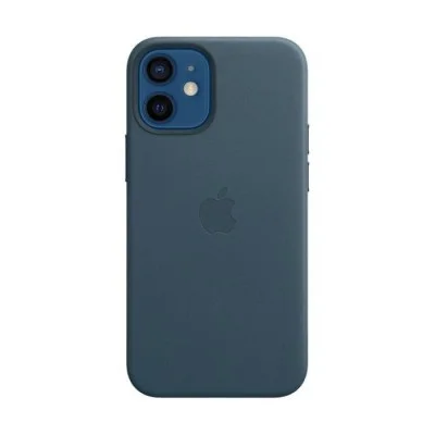 Cover Iphone 12 Mini Leather Case With Magsafe Apple - Baltic Blue