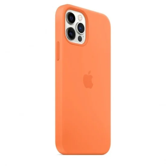 Case Iphone 12 Pro Max Magsafe Silicone Apple - Kumquat