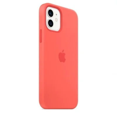 Case Iphone 12/12 Pro Magsafe Silicone Apple - Pink Citrus
