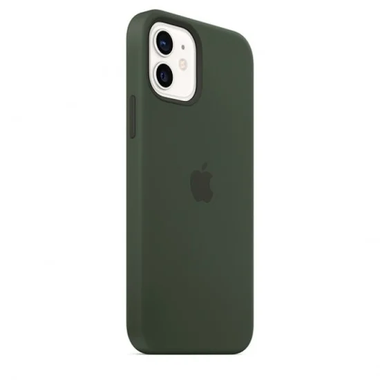 Case Iphone 12 Mini Magsafe Silicone Apple - Cyprus Green