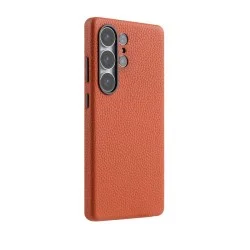 Cover Samsung  S25 Ultra Origin Series Premium Leather Regal Snap Magsafe Melkco - Orange