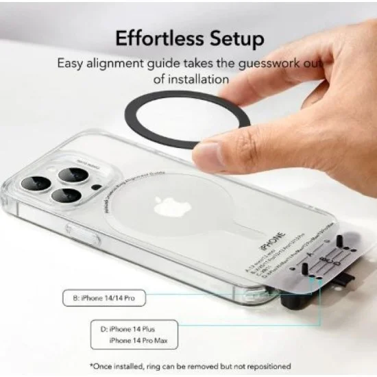ESR HaloLock Universal Ring MagSafe 360 - [2 pack] - black