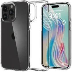 Cover Iphone 15 Pro Max Crystal Hybrid Spigen - Crystal - Clear