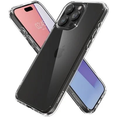 Cover Iphone 15 Pro Max Crystal Hybrid Spigen - Crystal - Clear