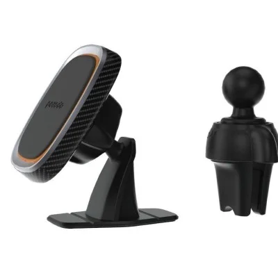 Porodo Aluminum Magnetic Car Mount - Gray