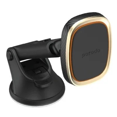 Porodo Aluminum Magnetic Car Mount - Gold