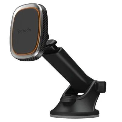 Porodo Aluminum Magnetic Car Mount - Silver