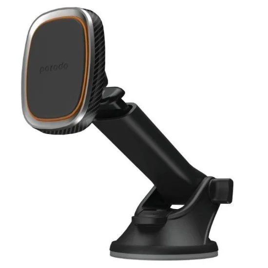 Porodo Aluminum Magnetic Car Mount - Silver