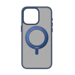 موماكس كفر حماية لهاتف ايفون 15 برو ماكس (6.7 بوصة) بحامل مغناطيسي - أزرق