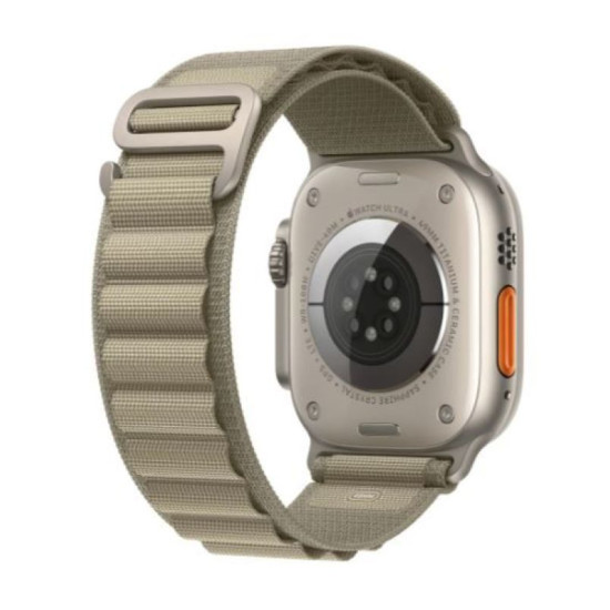 Apple Watch Ultra 2 GPS + Cellular, 49mm Titanium Case with Olive Alpine Loop - Large