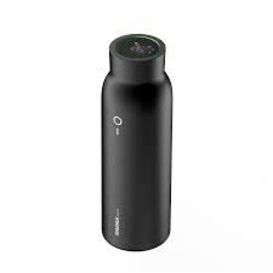 موماكس زجاجة مياه ذكية لايف ستايل بمؤشر لدرجة الحرارة - أسود