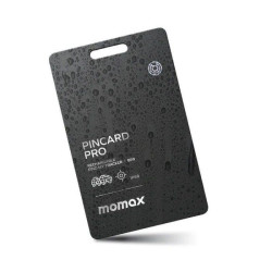 Pincard Pro Rechargeable Find My Tracker (Black)