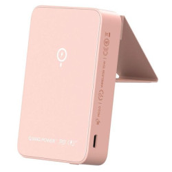 Q.mag Power 15 Magnetic Wireless Battery Pack With Stand 10,000Mah 