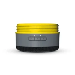 Goui Coaster Speaker - Steel Grey/Yellow