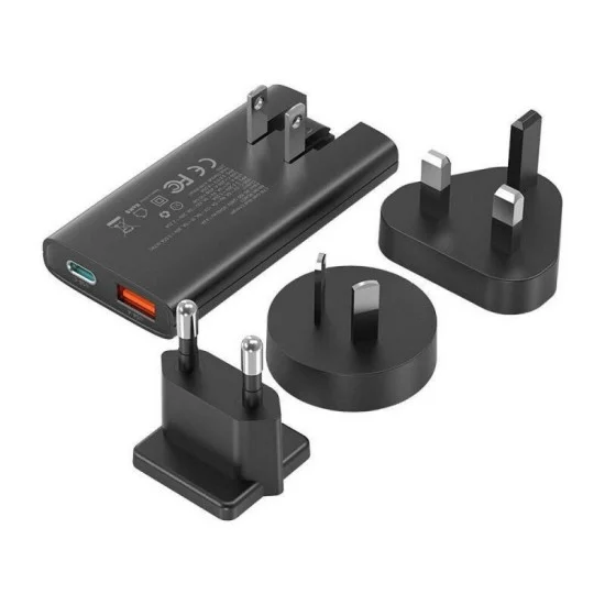 Choetech Pd65W Gan Ultra Thin A+C  Wall Charger Black