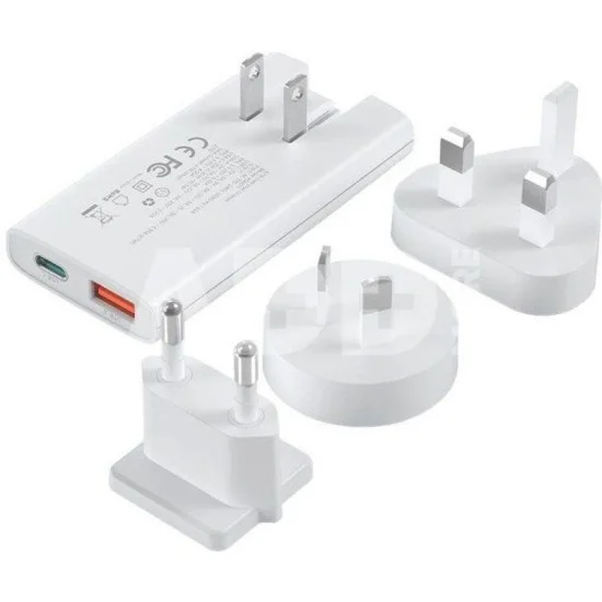 Choetech Pd65W Gan Ultra Thin A+C  Wall Charger White
