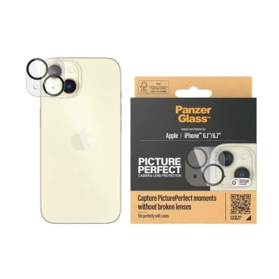 PanzerGlass&trade; PicturePerfect Camera Lens Protector iphone 15 |15 Plus - Plate