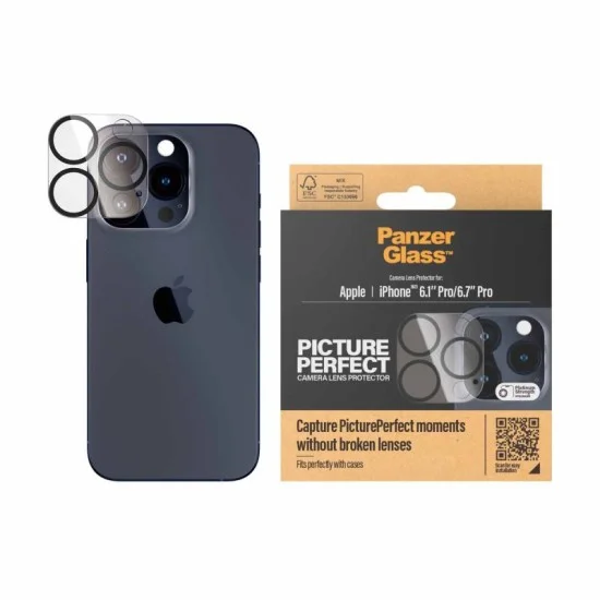 PanzerGlass&trade; PicturePerfect Camera Lens Protector iphone 15 Pro |15 Pro Max  - Plate