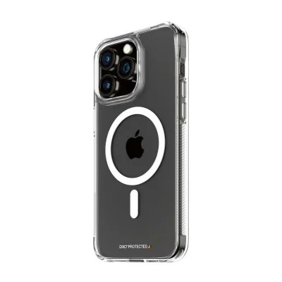 Cover Iphone 15 Pro Max MagSafe Hardcase With D3O Panzerglass - Clear