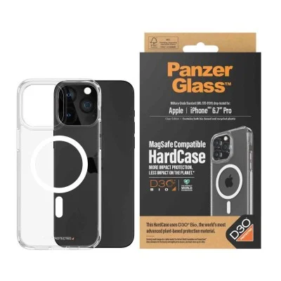 Cover Iphone 15 Pro Max MagSafe Hardcase With D3O Panzerglass - Clear