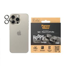 Panzerglass™ Hoops Kameraschutz Iphone 15 Pro | 15 Pro Max - Natural Titanium