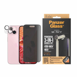 PanzerGlass™ 3-in-1 Privacy Protection Pack Apple iPhone 15