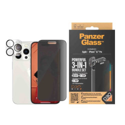 PanzerGlass™ 3-in-1 Privacy Protection Pack Apple iPhone 15 Pro