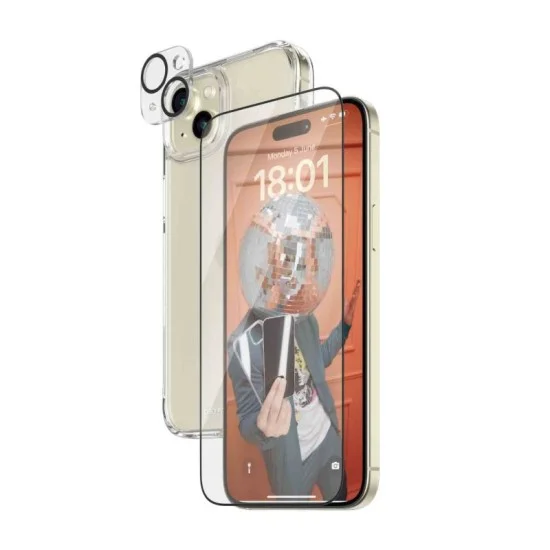 Protection Pack Iphone 15 Plus 3-In-1 Panzerglass | Clear