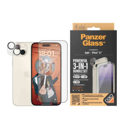 PanzerGlass™ 3-in-1 Protection Pack Apple iPhone 15 Plus