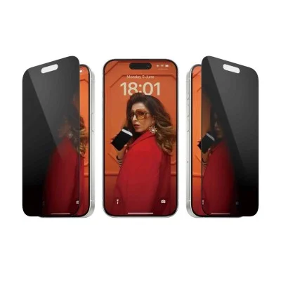 PanzerGlass&trade; Privacy Screen Protector iPhone 15 Pro | Ultra-Wide Fit - Privacy