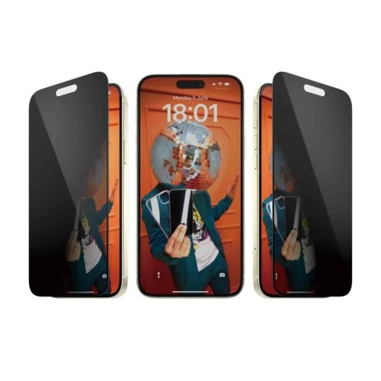 PanzerGlass&trade; Privacy Screen Protector iPhone 15 Plus | Ultra-Wide Fit - Privacy