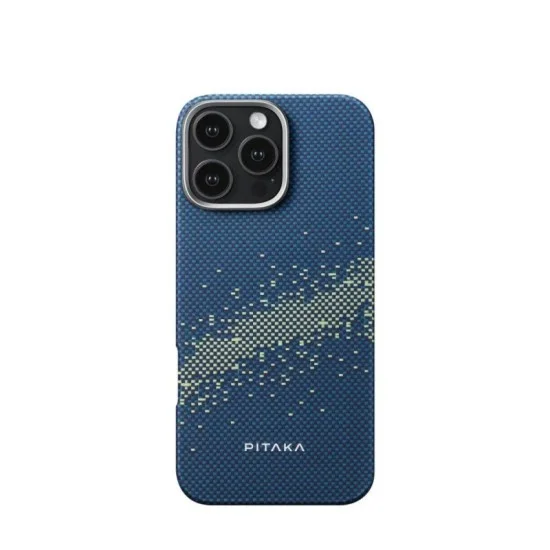 Cover Iphone 16 Pro Max Woven Slim Pitaka - Blue