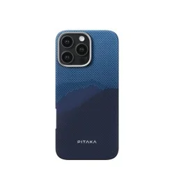 Cover Iphone 16 Pro Woven Slim Pitaka - Blue