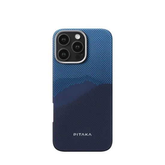 Cover Iphone 16 Pro Max Woven Slim Pitaka - Blue