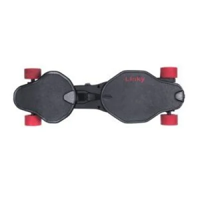 Linky Innovation Light Foldable Electric Skateboard with Remote - Black