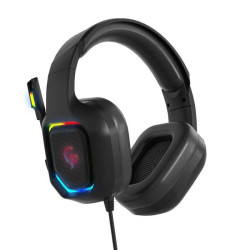 بورودو سماعة رأس للألعاب مزودة بتقنية أر جي بي (عالية الوضوح) - أسود