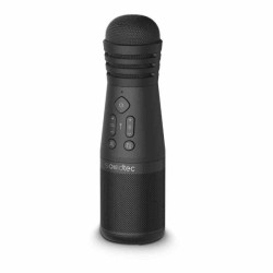 Porodo Soundtec Karaoke Microphone ,Speaker - Black